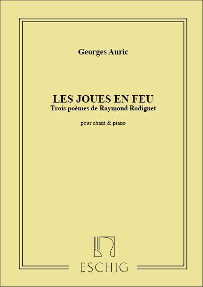 Joues En Feu Chant-Piano (3 Poemes De Radiguet
